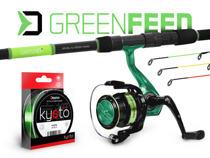 Delphin GreenFEED Feeder Horgász Szett