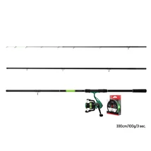 Delphin GreenFEED Feeder Horgász Szett komplett 330cm 100g + 3T + 0,261mm