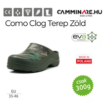 Camminare – Como Clog Terep Zöld – EVA klumpa + talpbetét