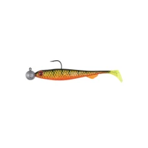 Fox Rage Bulk Loaded Slick Shad 9cm UV Natural Perch 2/0 10g