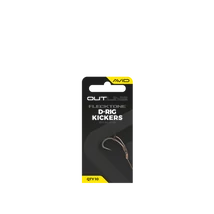 Avid Carp Outline Flecktone D-Rig Kickers Standard Horogbefordító 10db