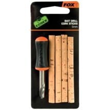 FOX EDGES™ Bait Drill & Cork Sticks csalikönnyítő parafa és fúró 6mm (CAC591)