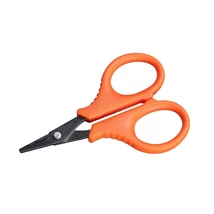 Fox Edges Titanium Braid Scissors Orange fonott zsinórokhoz olló