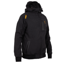 Fox collection kabát fekete/ narancs Black / Orange Shell hoodie - L