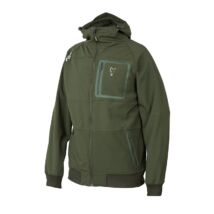 FOX collection kabát zöld/ ezüst Green / Silver Shell hoodie - L
