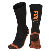 FOX Black & Orange Thermolite Long Sock FEKETE & NARANCS Thermo Zokni 6-9 (EU 40-43)