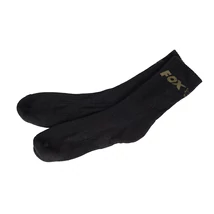Fox Socks - Black- Fekete - Zokni - 40-43