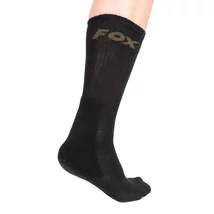 Fox Socks - Black- Fekete - Zokni - 40-43