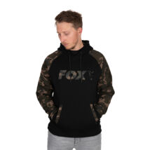 Fox Black/Camo Raglan hoodie Kapucnis Pulóver - L