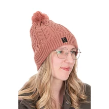 Fox Ladies Knitted Bobble Hat Kötött Női Sapka