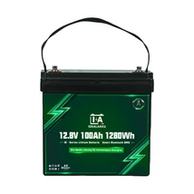 Idealakku (LiFePO4) 12.8V 100Ah/1280Wh akkumulátor MINI – Bluetooth, BMS védelemmel