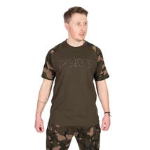 FOX Khaki/Camo Outline T-Póló - 2XL