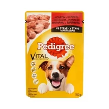 Pedigree Adult Beef&amp;Lamb - Nedves eledel (marha,bárány mártásban) kutyák részére (100g) 24db/#