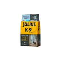 JULIUS K-9 UD10 Adult Utility Dog Hypoallergenic Wild boar&amp;Berry (vaddisznó&amp;bogyós gyümölcsök) 10kg - Gabonamentes száraztáp, felnőtt kutyák részére
