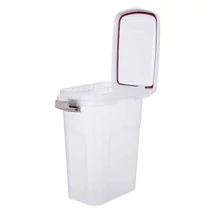 Trixie Plastic Barrel - műanyag táptartó (átlátszó/fehér) 15liter (22×41x33cm)