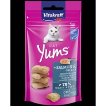 Vitakraft Cat Yums Snack - puha jutalomfalat (lazaccal) macskák részére (40g)