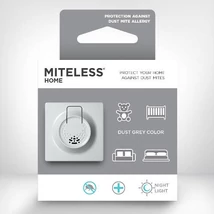 Miteless Home - otthoni ultrahangos (szürke) poratka riasztó készülék (30m2/230V)