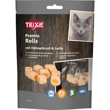 Trixie Premio Rolls with Chicken Breast &amp; Salmon - jutalomfalat (csirke,lazac) macskák részére (50g)