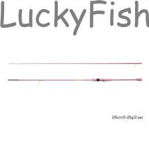Kép 2/8 - LuckyFishing Delphin Rózsaszín Pergető Horgász Szett