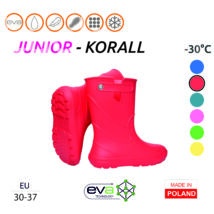 Kép 1/2 - Camminare – Junior EVA gyerekcsizma KORALL (-30°C) Méret: 32-33