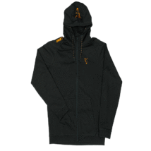 Kép 2/5 - Fox Collection Black / Orange Lightweight hoodie Magasított nyakú Fekete/Narancs kapucnis pulóver - XXL