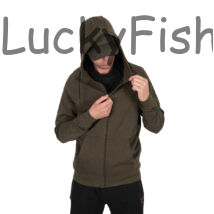 Kép 5/11 - Fox Collection LW Hoody Kapucnis Pulóver - Green&Black - L