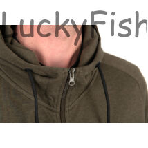 Kép 8/11 - Fox Collection LW Hoody Kapucnis Pulóver - Green&Black - L