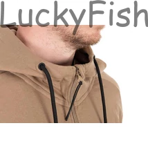 Fox Collection LW Zip Hoody – Tan Ltd Cipzáras Kapucnis Pulóver – Limitált szín - S