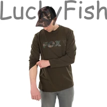 FOX Long Sleeve Khaki/Camo T-Shirt HOSSZÚ UJJÚ PÓLÓ - S