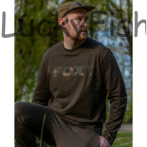 Kép 3/4 - FOX Long Sleeve Khaki/Camo T-Shirt HOSSZÚ UJJÚ PÓLÓ - S