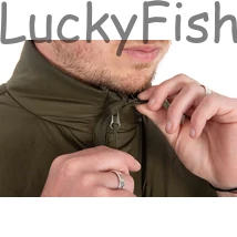 Fox Olive Quilted 100 Gilet Olive Mellény - L