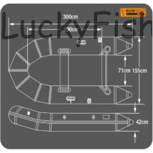 Kép 2/20 - FOX EOS® Boat 300 Gumicsónak