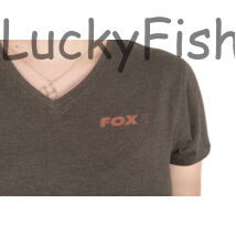 Kép 6/9 - Fox Női V Neck T Póló - Méret: L 16-18