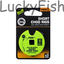 Fox Előkötött Bojlis Horog 25Lb, Size 7 Short Chod Rig Barbed Fox Előkötött Bojlis Horog 25Lb, Size 7 Short Chod Rig Barbed