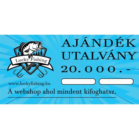 Horgász ajándékutalvány 20000.- Ft