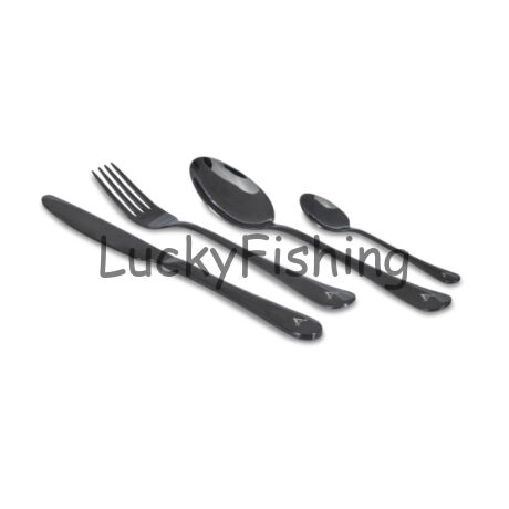 ANACONDA Blaxx Cutlery Single 4 darobos étkező szett / rozsdamentes acél