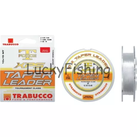 Trabucco T-Force Xps Taper Leader 5x15m 0.26-0.57mm