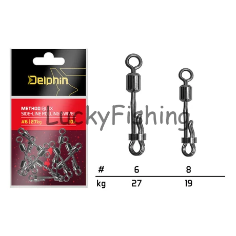 Delphin Method QuiX oldalvonalas forgókapocs #8 / 19kg