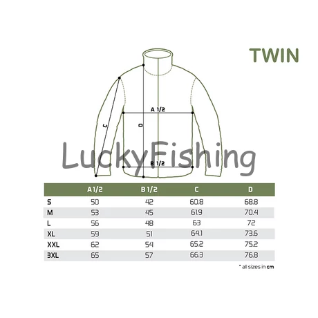 Delphin TWIN Zip Fleece kabát - XXXL