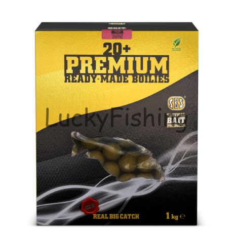 SBS 20+ Premium Ready-Made Boilies Krill & Halibut 34mm 1kg
