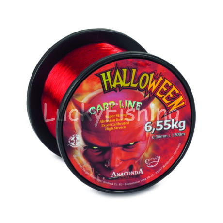 ANACONDA Halloween Carp Line monofil zsinor piros UV álló / 0,36mm / 1200m / 9,27kg