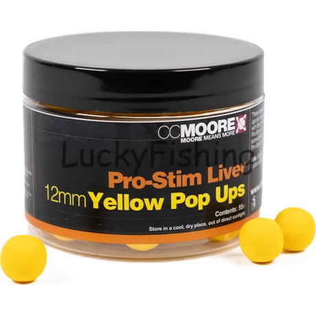 CC Moore Pro-Stim Liver Yellow Pop Ups 12mm