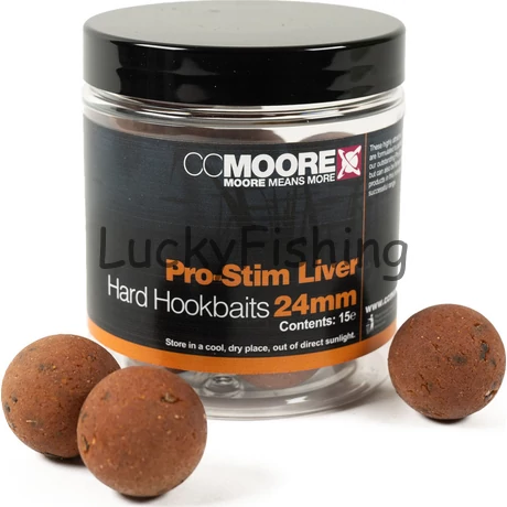 CC Moore Pro-Stim Liver Hard Hookbaits 24mm