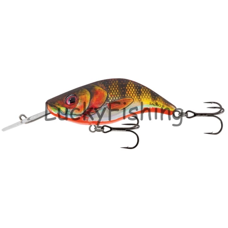 Salmo Sparky Shad 4cm Floating YELLOW HOLOGRAPHIC SHAD