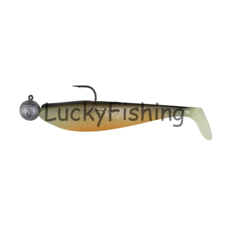 Fox Rage Bulk Loaded Zander Pro Shad 12cm UV Hot Olive 4/0 50g