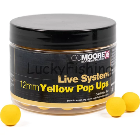 CC Moore Live System Yellow Pop Ups 12mm