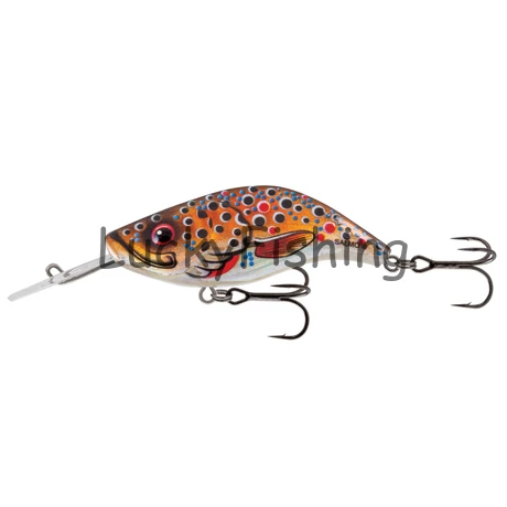 Salmo Sparky Shad 4cm Floating BROWN HOLOGRAPHIC TROUT