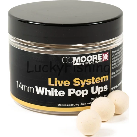 CC Moore Live System White Pop Ups 14mm (45)