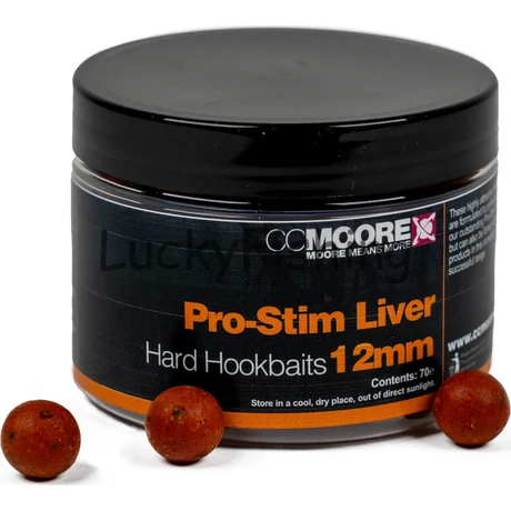 CC Moore Pro-Stim Liver Hard Hookbaits 12mm