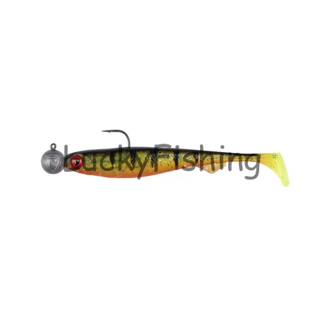 Fox Rage Bulk Loaded Slick Shad 13cm UV UV Perch 4/0 15g